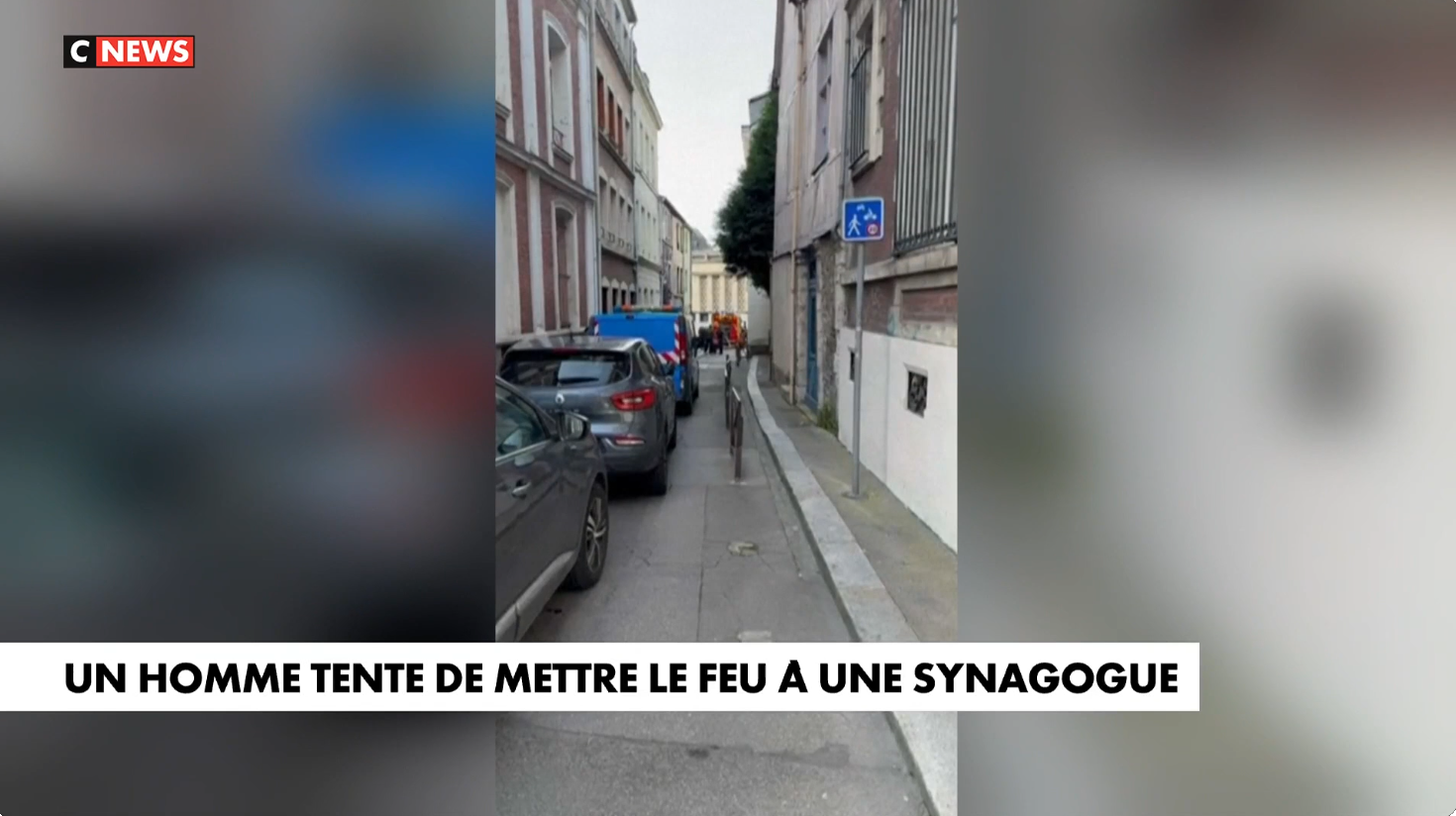 « C'est très dur, il y a beaucoup de dégâts » dans la synagogue, réagit la présidente de la communauté juive de Rouen